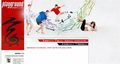 Desktop Screenshot of playground-sportcenter.com